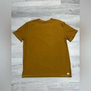 🚀Mens Vuori Short Sleeve Shirt Large - Mustard Gold